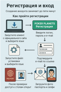 Как зарегистрироваться в PokerPlanets